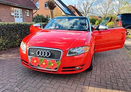 Audi A4 3.0 TDI quattro 4x4 allrad cabrio s-line rot