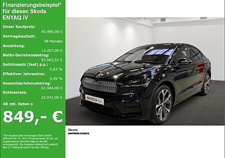 Skoda Enyaq iV COUPE RS 4X4 299 PS MATRIX LED NAVI AHK