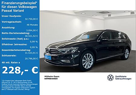 VW Passat Variant Volkswagen 2.0 TDI DSG Elegance LED Navi Sit