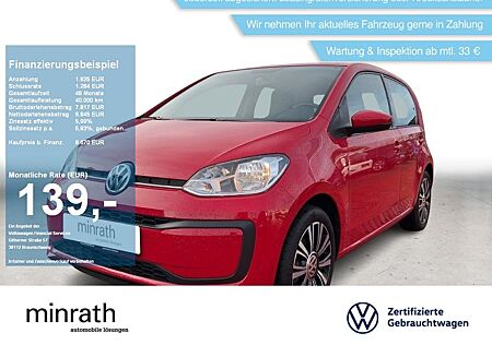 VW Up Volkswagen move ! 1.0 MPI 4türig+KLIMA+RADIO+USB+LM+eFH