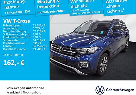 VW T-Cross Volkswagen 1.0 TSI DSG MOVE Nai LED Heckleuchten Si