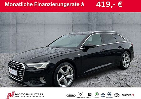 Audi A6 Avant 45 TDI QU S-LINE MATRIX+NAVI+RFK+GRA+19