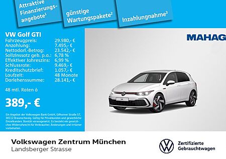 VW Golf Volkswagen VIII GTI 2.0 TSI ACC DCC IQ.Light Navi Rear