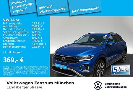 VW T-Roc Volkswagen 1.5 TSI MOVE AHK LED Navi Rear View 6-Gang