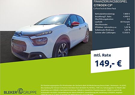 Citroën C3 PureTech 83 Shine Pack
