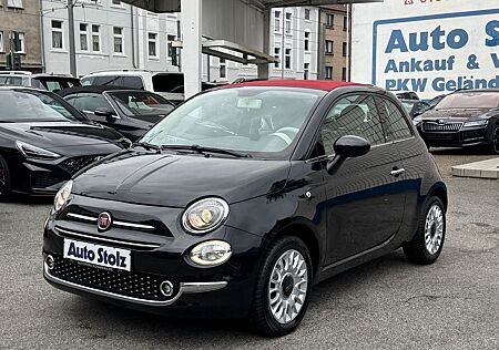 Fiat 500C Lounge CABRIO-VERDECK-ROT,KLIMA,EINPARKHILF