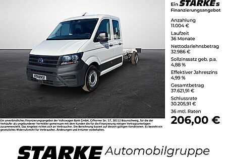 VW Crafter Volkswagen Crafter35 DoKa2.0 TDI Fahrgestell lang AHK Navi