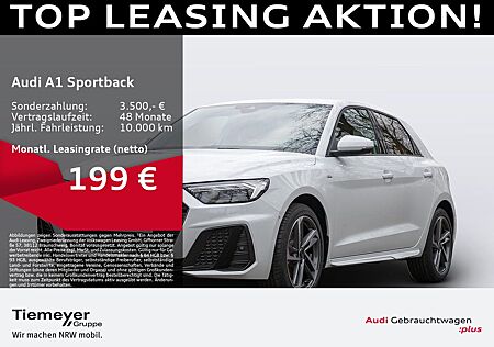 Audi A1 Sportback 30 TFSI 2X S LINE LED NAVI+ BLACK-O