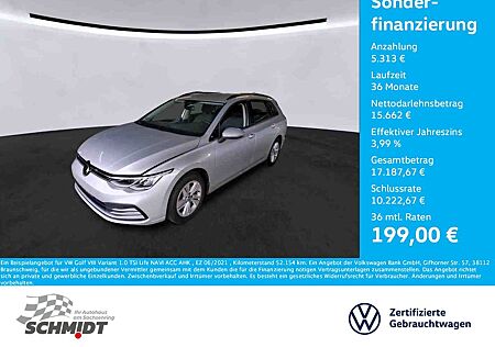 VW Golf Volkswagen VIII Variant 1.0 TSI Life NAVI ACC AHK