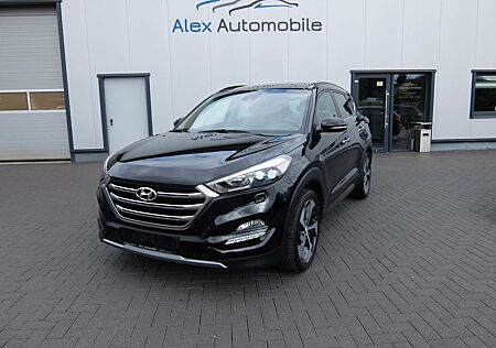 Hyundai Tucson blue Style 2WD 1.Hand Leder Navi PANO LED