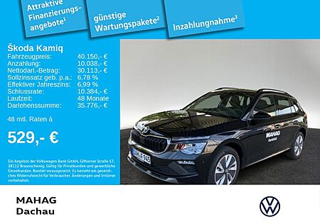 Skoda Kamiq Selection 1.5 TSI Matrix-LED Navi Pano Par