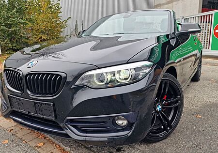 BMW 218 Baureihe Cabrio Sport Line Navi LED Tüv Neu