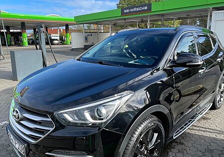 Hyundai Santa Fe gebraucht kaufen Hyundai Santa Fe blue 2.2 CRDi 25 Jahre 4WD Automati...
