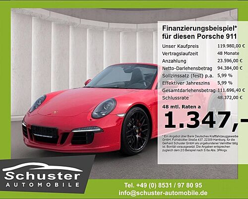 Porsche 911 Carrera GTS Cabrio 3.8*Navi BOSE R-Kam Tempo