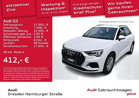 Audi Q3 35 TFSI advanced LED Navi AHZV GRA S tronic