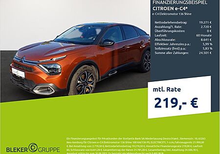 Citroën C4 e- Elektromotor 136 Shine