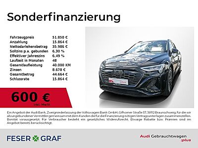 Audi Q8 e-tron 55 S Line Int Pano,AHK,Matrix,HUD,B&O