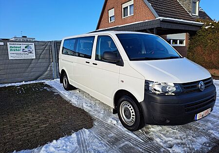 VW T5 Transporter Volkswagen T5 Kombi lang Klima*AHK*2x S-Tür*Rampe