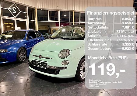 Fiat 500C 1.2 Lounge Cabrio, Klima, Alu, 1. Hand