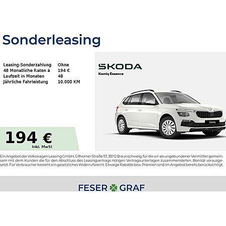 Skoda Kamiq leasen