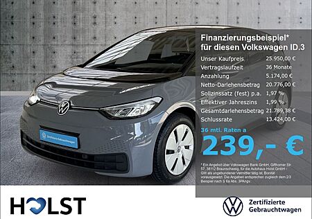 VW ID.3 Volkswagen Pro Performance electric 150kW Discover Pro