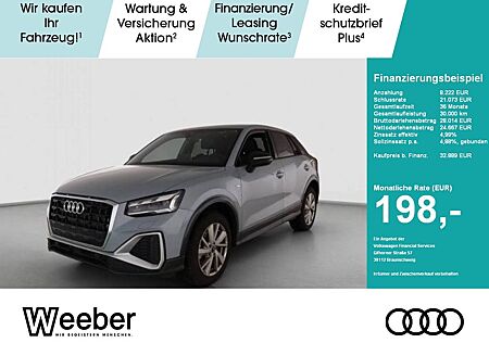 Audi Q2 S line AHK*MATRIX*LEDER*NAVI*18LM*GRA*5J GAR