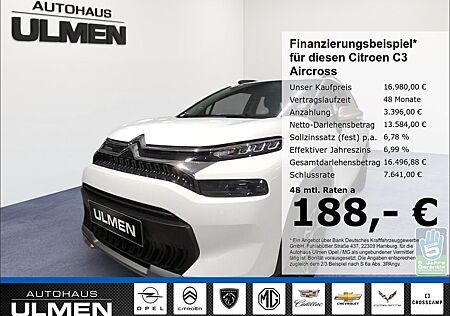 Citroën C3 Aircross 1.2 PureTech LED-Scheinwerfer Alu+Al