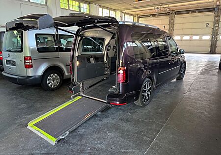 VW Caddy Volkswagen 2.0 TDI ROLLSTUHLRAMPE SELBST ROLLSTUHL FAHRER