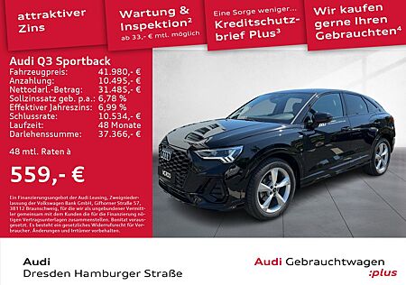 Audi Q3 Sportback S line 35 TFSI S tronic UPE 58.310,
