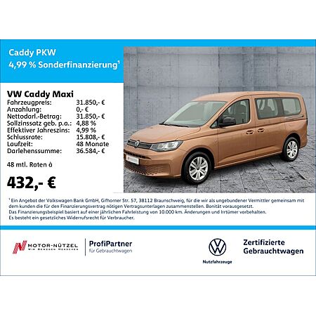 VW Caddy leasen