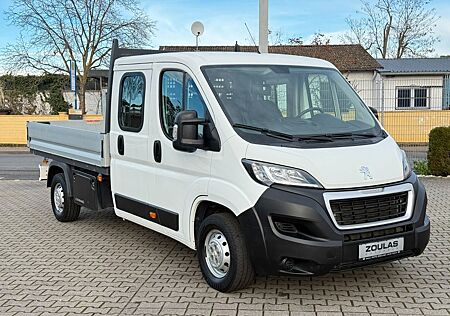 Peugeot Boxer Pritsche DOKA. 7 Sitzer L3 /Klima/DE-Fzg.