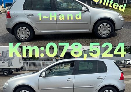 VW Golf Volkswagen V ~ United~Klimatronik~1~Hand~KD~Gepflegt