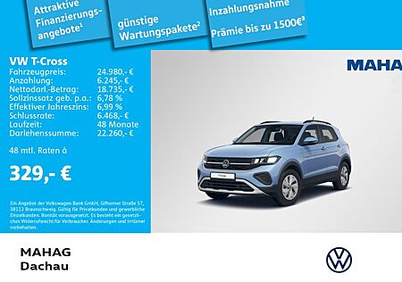VW T-Cross Volkswagen 1.0 TSI Life AHK LED IQ.Drive ParkPilot