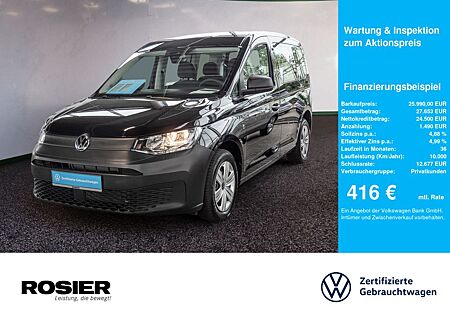 VW Caddy Volkswagen Kombi 5-Sitzer SPURH. SHZ KLIMA PDC