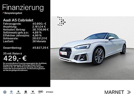 Audi A5 Cabriolet 45 TFSI quattro S line*Navi*Matrix*
