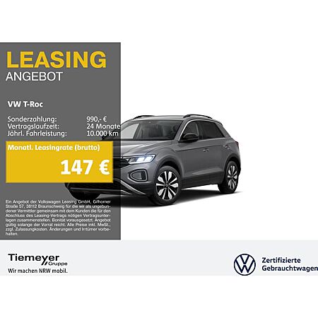 VW T-Roc leasen