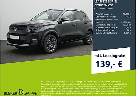 Citroën C3 Turbo 100 S&S Max