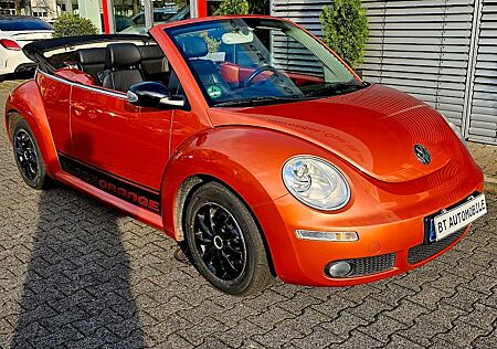 VW New Beetle Volkswagen Cabriolet 1.9 TDI BlackOrange Leder