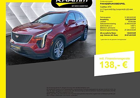 Cadillac XT4 2.0 T Sport AWD Dig.Cockpit HUD LED AHK V+H