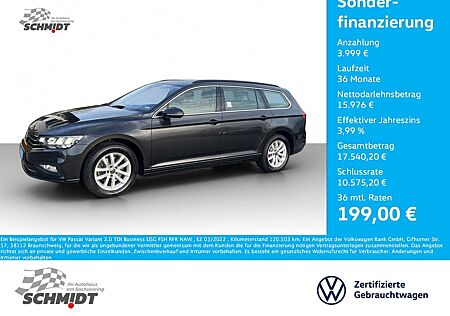 VW Passat Variant Volkswagen 2.0 TDI Business DSG FSH RFK NAVI