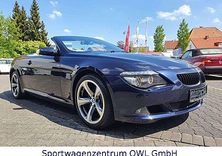 BMW 650 i Cabrio*NAVI*PDC*SCHALTER*LEDER*ALU*HUneu