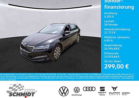 Skoda Superb Combi 2.0 TDI Style AHK NAVI MATRIX