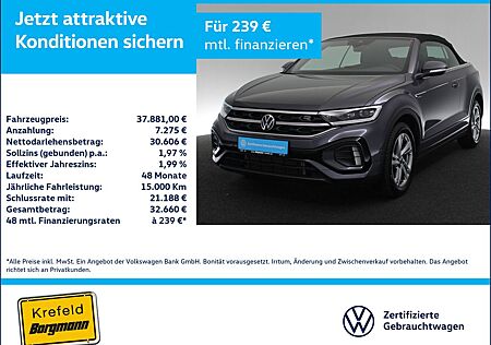 VW T-Roc Volkswagen Cabriolet 1.5 TSI R-Line AHK LED ACC NAVI