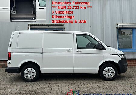VW T6 Transporter Volkswagen T6.1 3Sitzer + Klima + Sitzhzg. + DAB NUR 29TKM