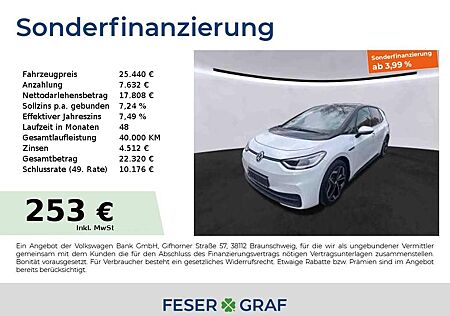 VW ID.3 Volkswagen Pro S Tour 150 kW HUD Kamera Matrix