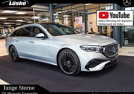 Mercedes-Benz E 450 d T 4M AMG Line tonkabraun Pano Superscree