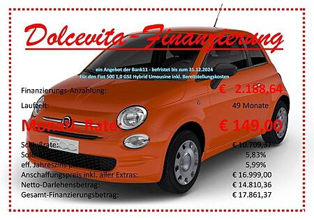 Fiat 500 1.0 GSE Hybrid "Edizione Ultimo"