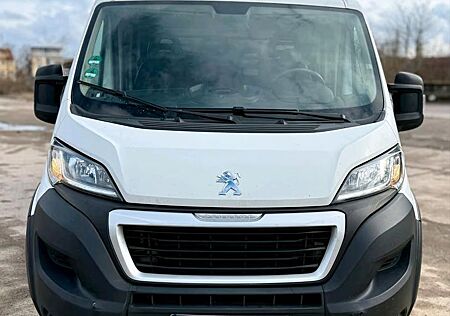 Peugeot Boxer , Pritsche + Plane, Doppelkabine