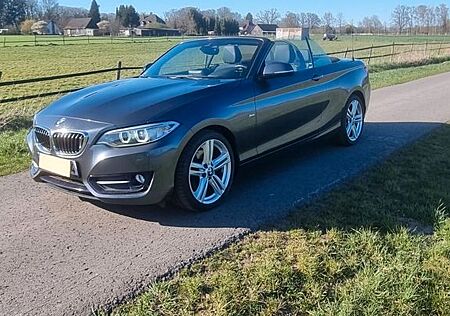 BMW 220d Cabrio Sport Line Sport Line +AHK +8fach