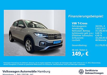 VW T-Cross gebraucht kaufen VW T-Cross Volkswagen 1.0 TSI Style 6-Gang LED/SITZHZG./PDC